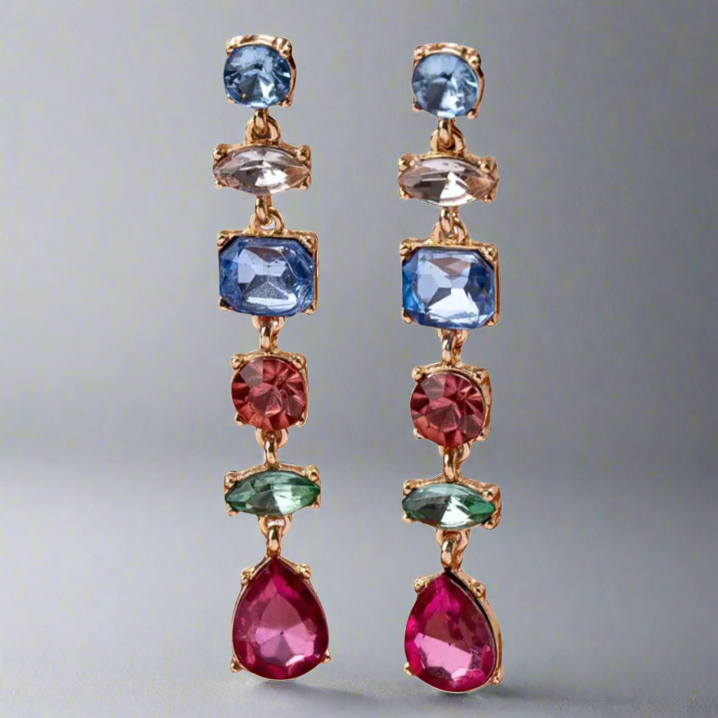 Multicolor Multi-Shaped Earrings