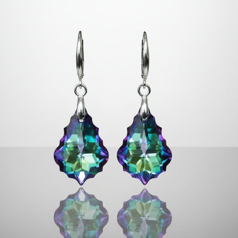 Crystal Lake Blue Earrings