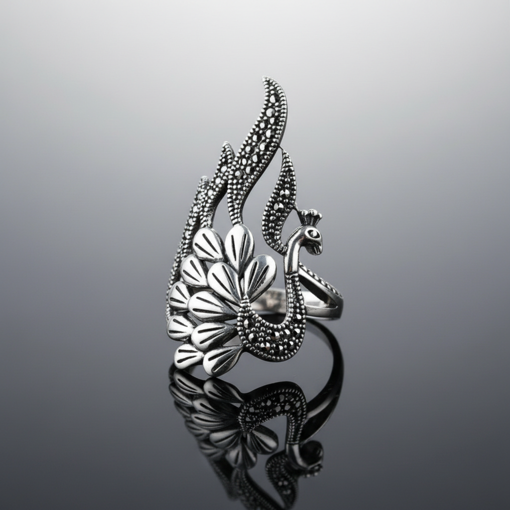 Peacock All-Fit Ring