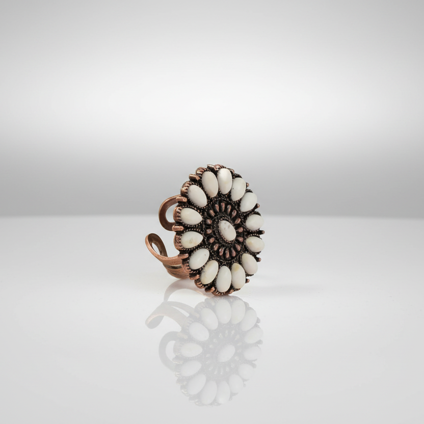 Oval 2 Turquoise Ring