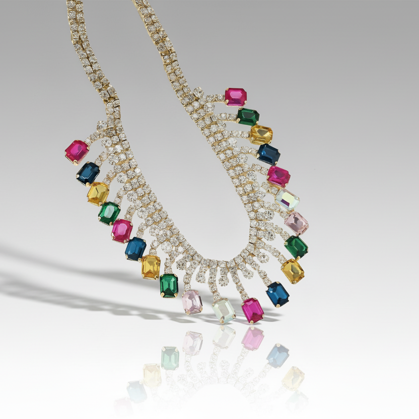 Rhinestone Collar Necklace