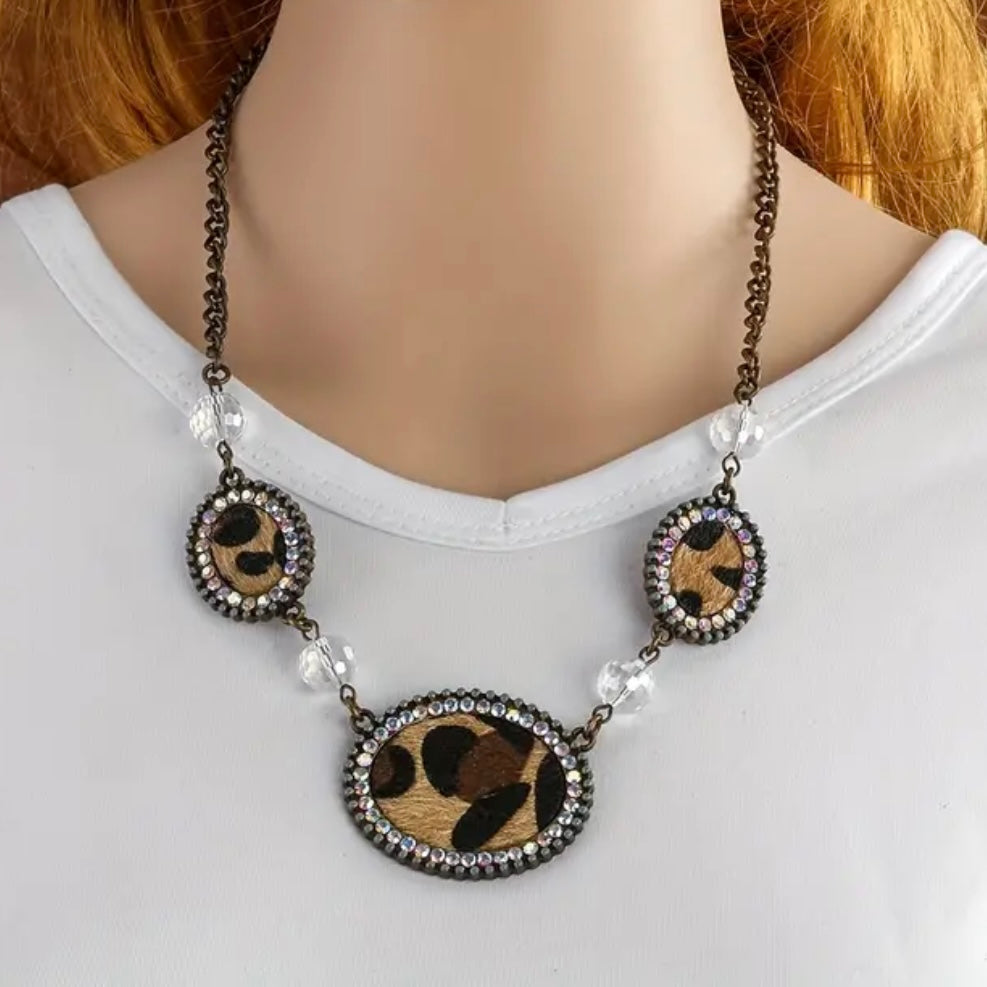 Boho Chic Leopard Necklace