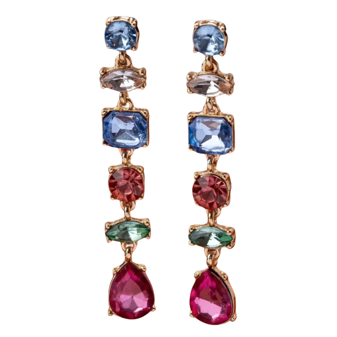 Multicolor Multi-Shaped Earrings