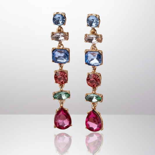 Multicolor Multi-Shaped Earrings