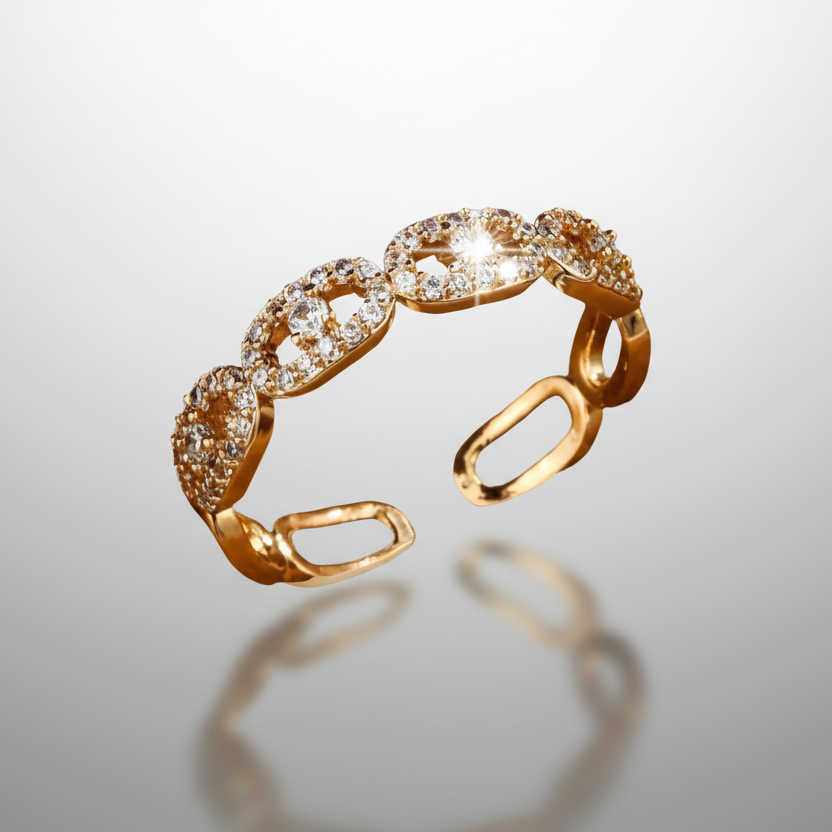 Chain Design All-Fit Ring