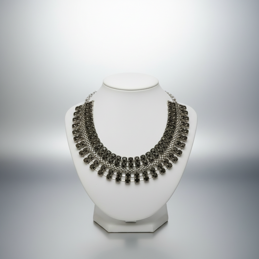 Black Rhinestone Choker Necklace