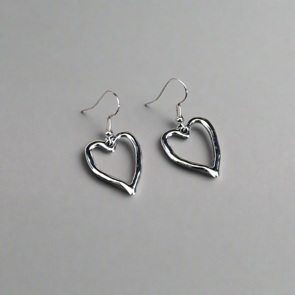 Vintage Heart Earrings