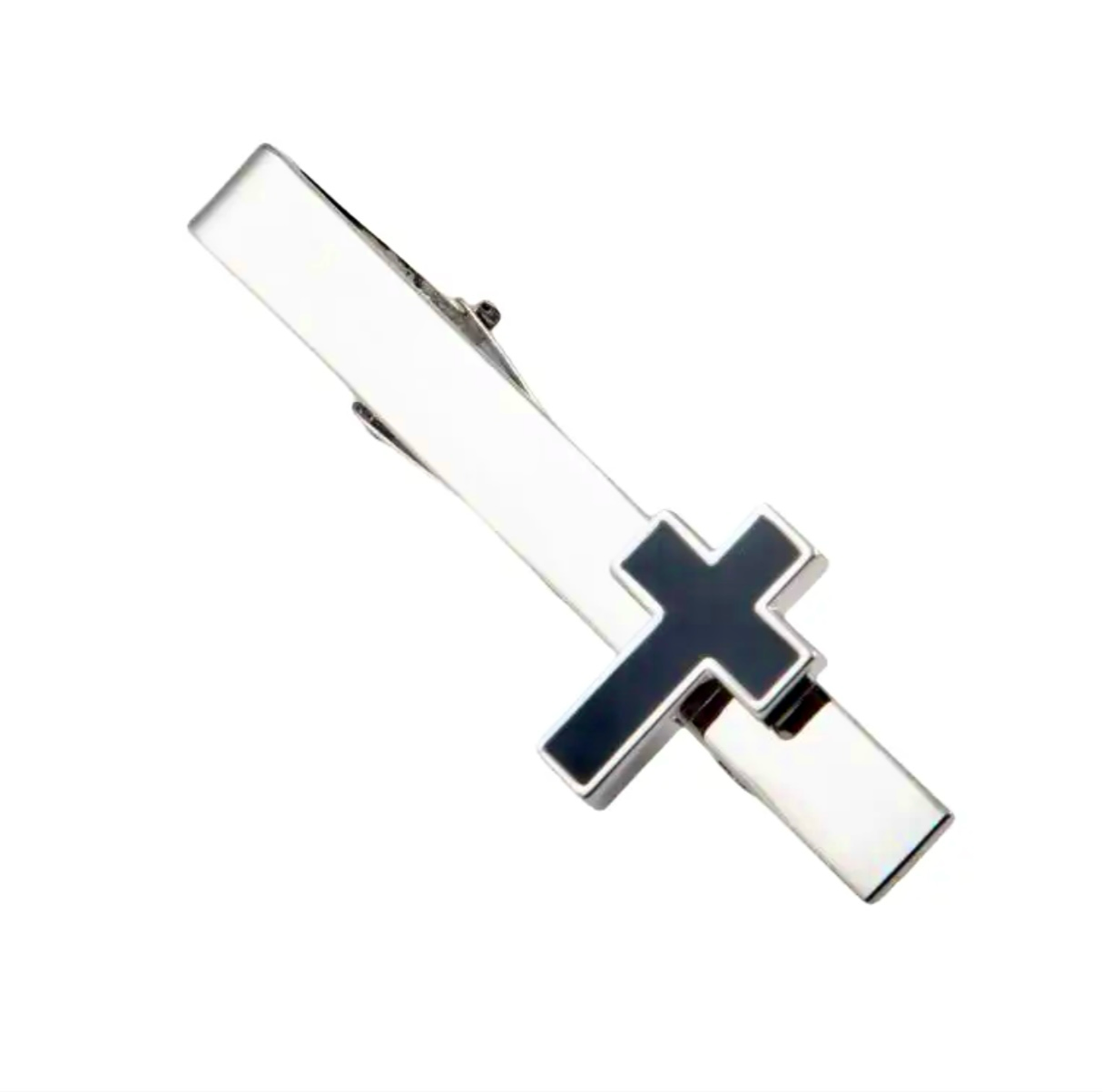 Cross Cufflinks in Black