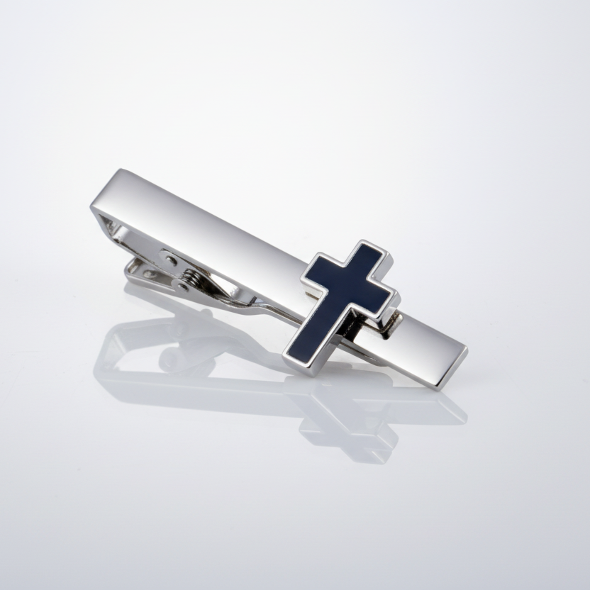 Cross Cufflinks, Pin, Clip