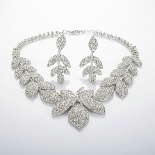 Leaf Shaped Jewelry Set