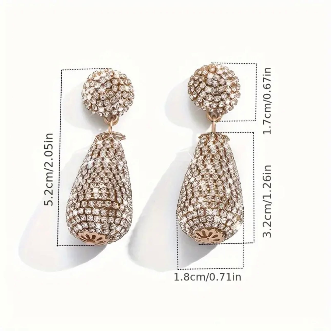 Glamorous Gold Earrings