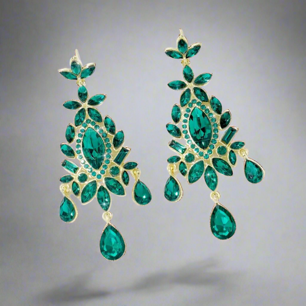 Geometric Chandelier Earrings