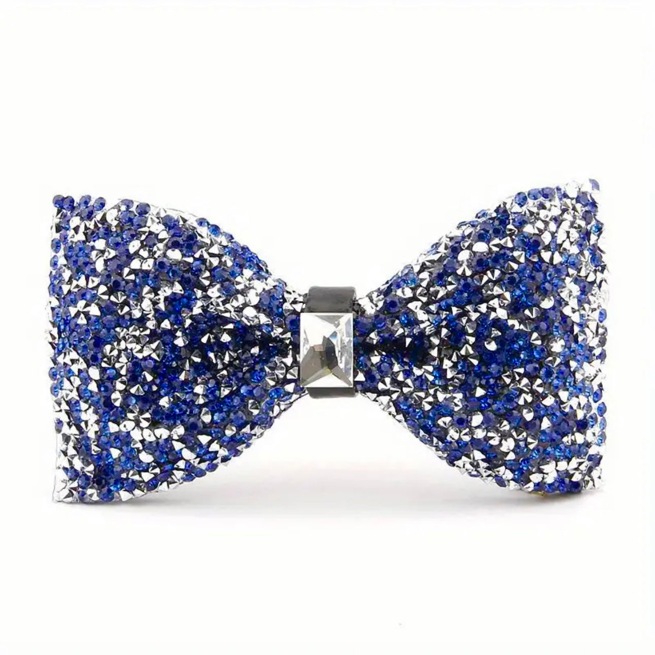 Blue Royal Rhinestone Bowtie