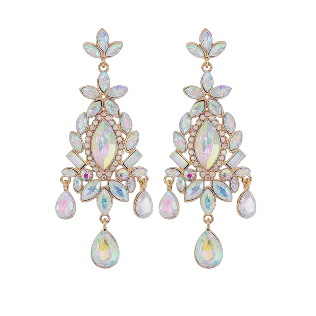 Geometric Chandelier Earrings