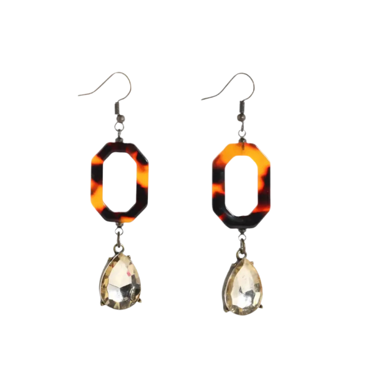 Chic Amber Tortuoise Earrings