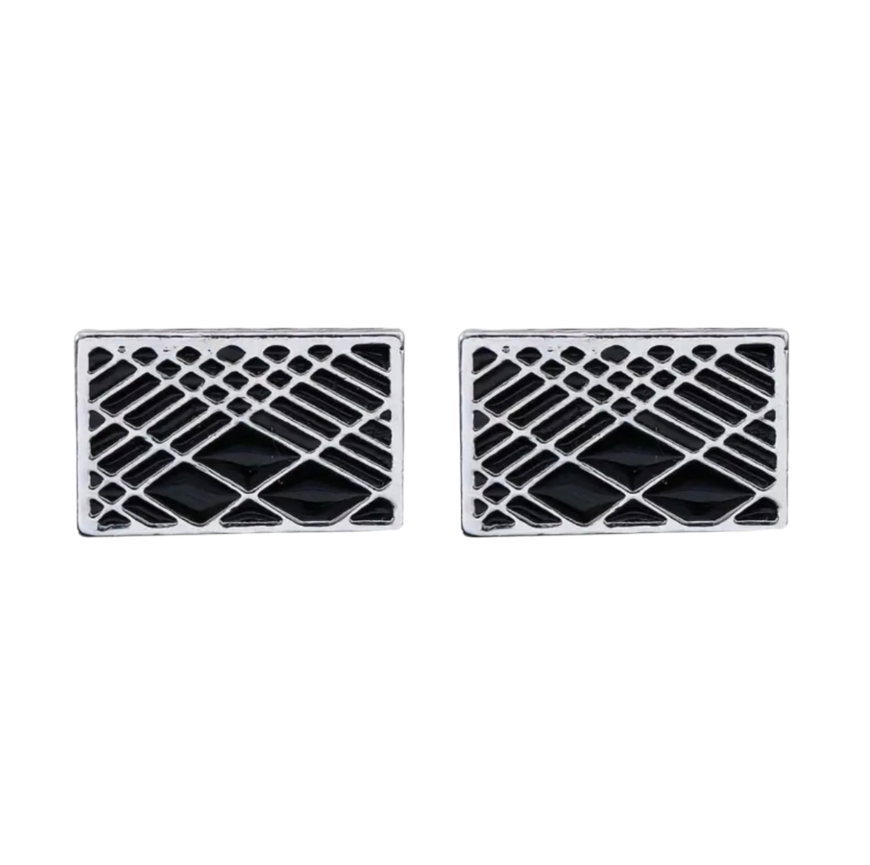 Geometric Pattern Cufflinks