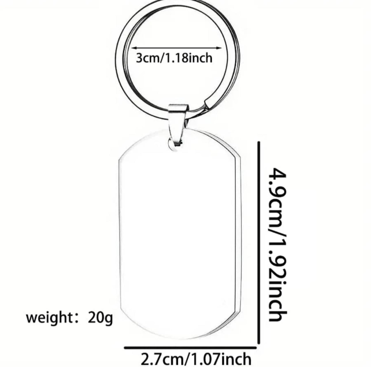 Joshua 1:9 Bible Verse Keychain