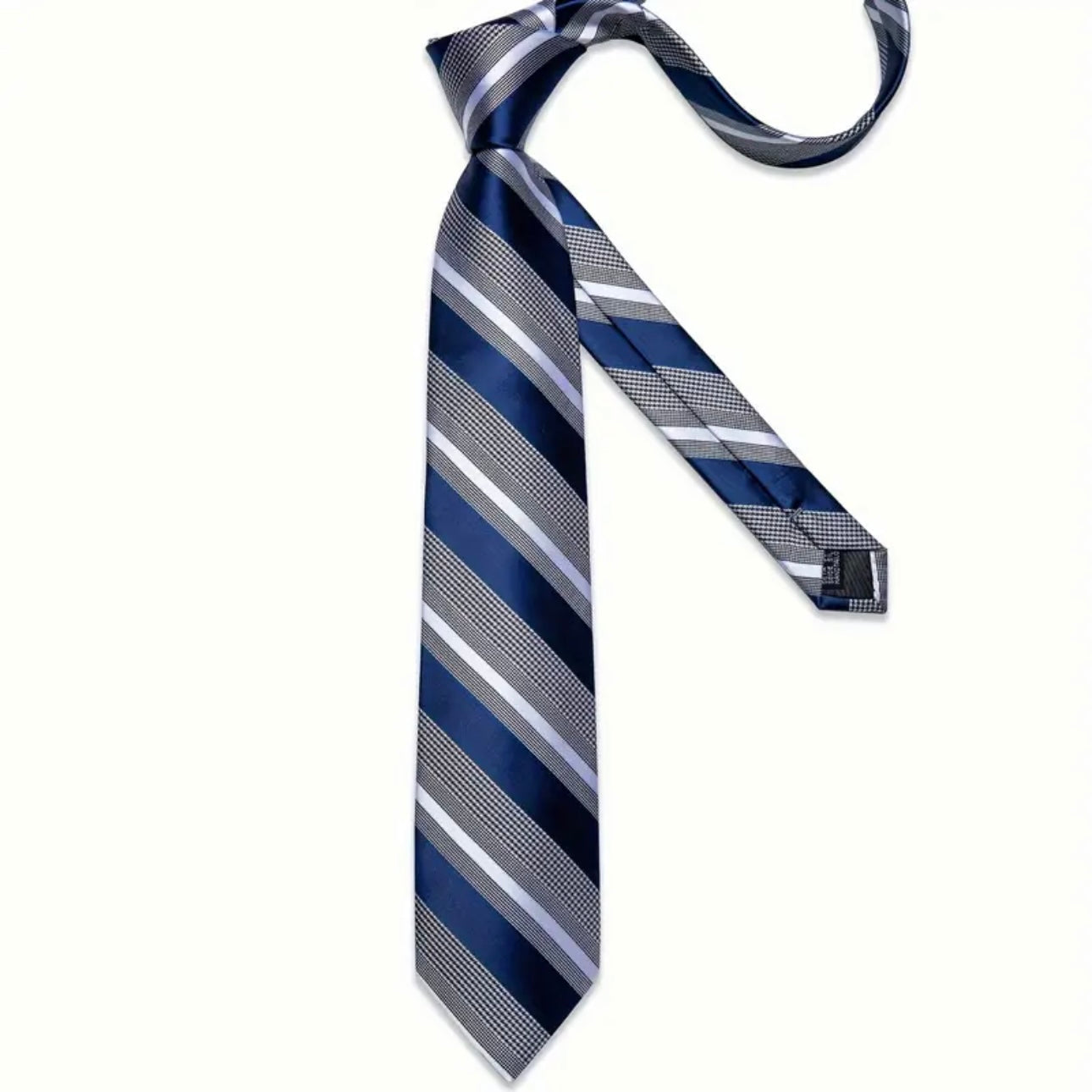 Blue Royal Stripe Necktie Set