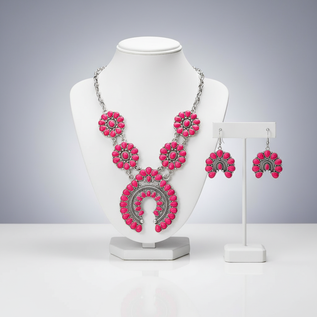 Squash Blossum Turquoise Set