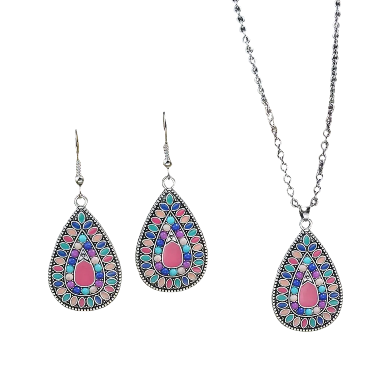 Pink Boho Vibe Jewelry Set