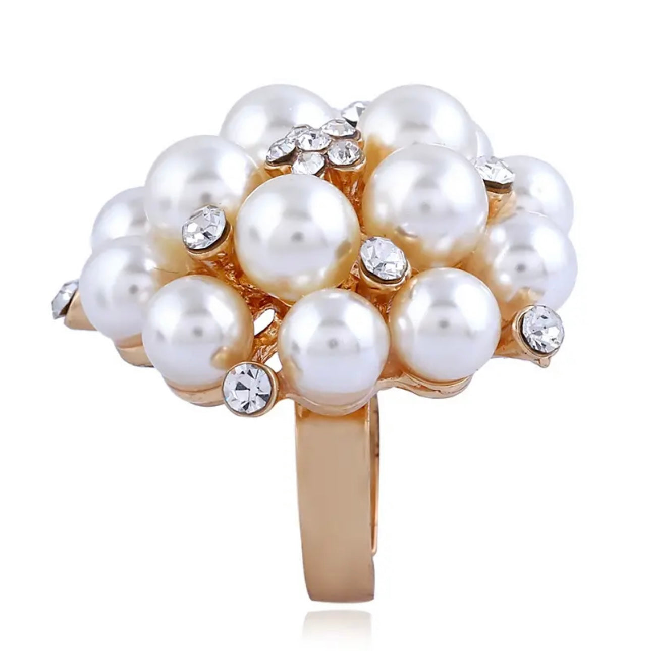 Elegant Pearl All-Fit Ring
