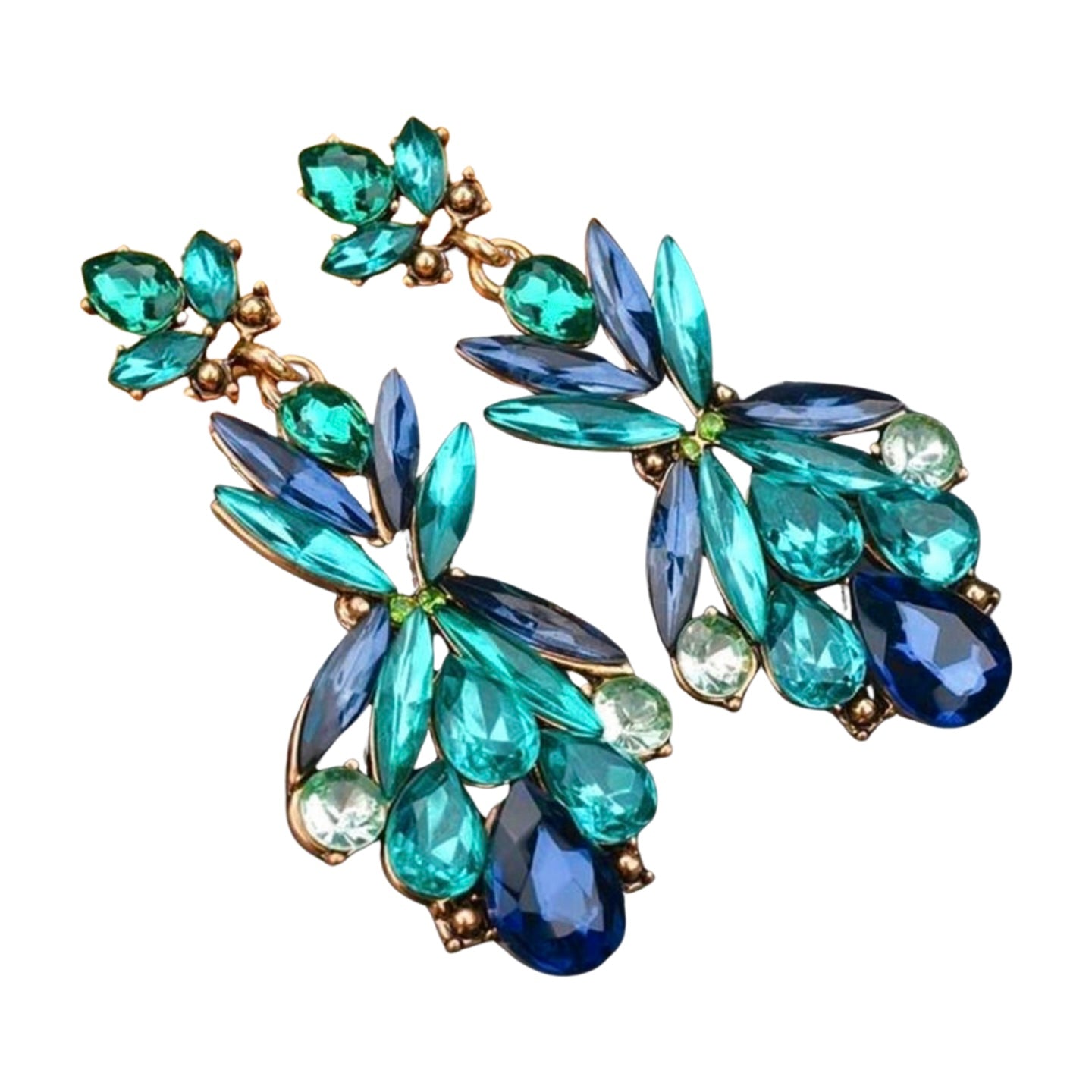 Peacock Vintage Vibe Earrings