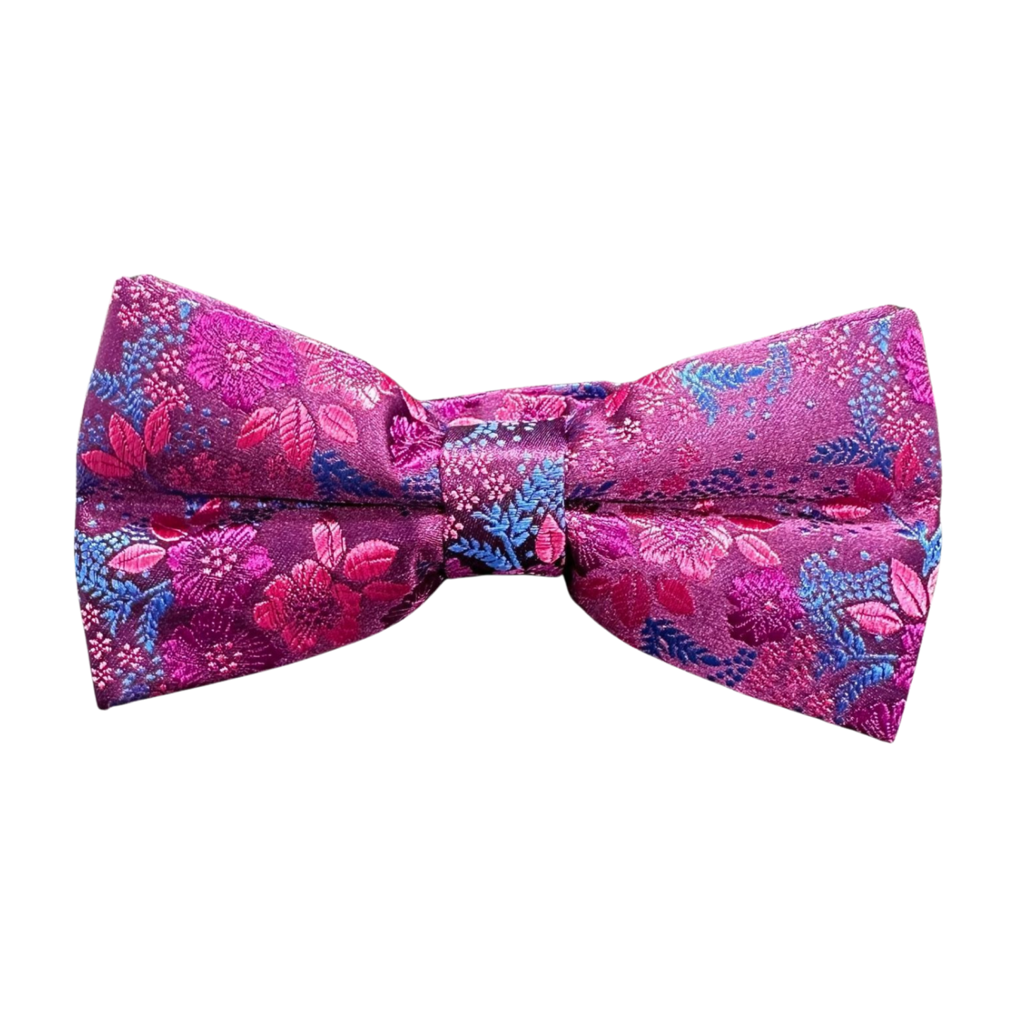 Pink Floral Bowtie
