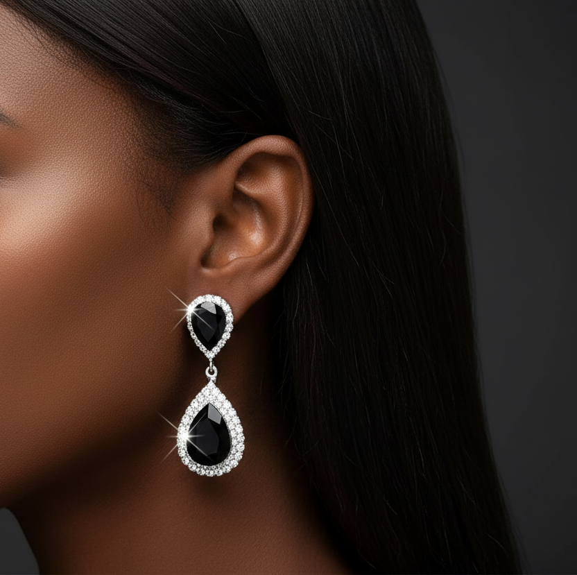 Vibrant Water Drop Earrings