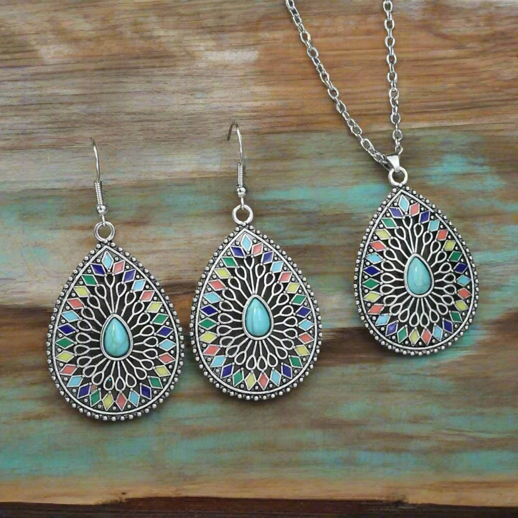 Boho Blues Turquoise Set
