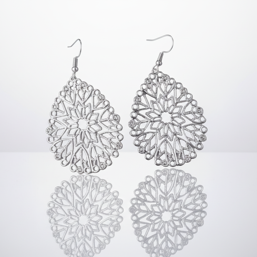 Filigree Silver Earrings