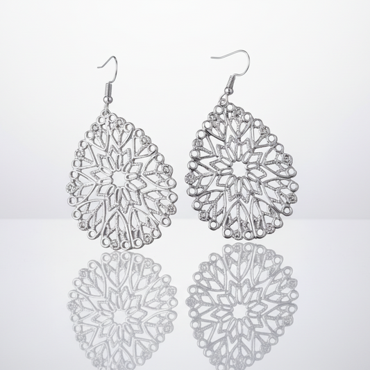 Filigree Silver Earrings